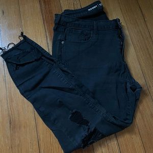 Old Navy Rockstar Ripped Jeans